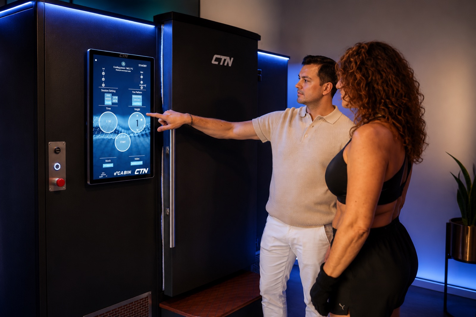 1-op-1 begeleiding bij de e°CABIN in de Pragma Health studio